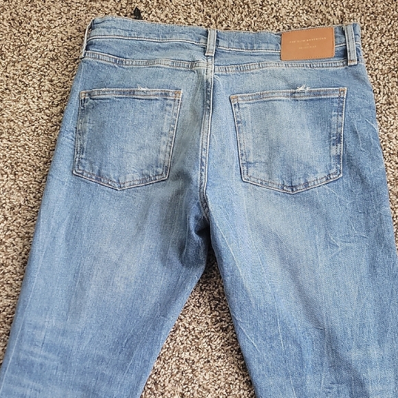 ZaraxClassic Blue Distressed Women's Boybriend Jeans Size 6 - Picture 10 of 10